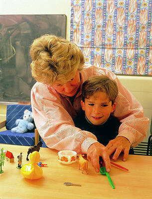 Wall Art - Photograph - Speech Therapy For A Repaired Cleft Palate #1 by Science Photo Library