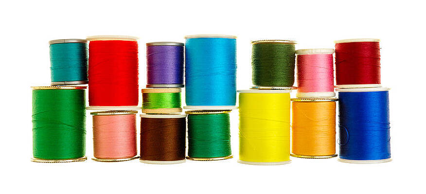 Wall Art - Photograph - Spools Of Thread #1 by Jim Hughes
