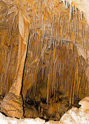Wall Art - Photograph - Stalactite And Stalagmite Formations #1 by Millard H. Sharp