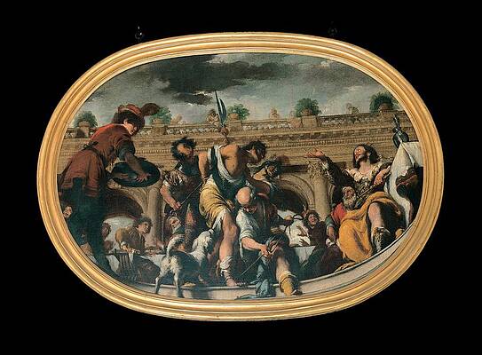Wall Art - Photograph - Strozzi Bernardo, The Parable #1 by Everett