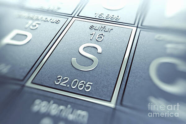 Wall Art - Photograph - Sulfur Chemical Element #1 by Science Picture Co