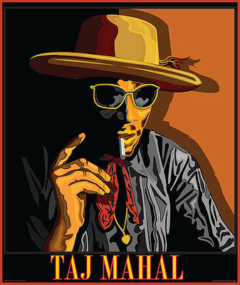 TAJ MAHAL BLUE MUSICIAN by Larry Butterworth TAJ MAHAL BLUE MUSICIAN by Larry Butterworth