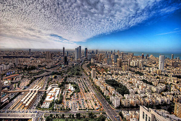 Tel Aviv Skyline by Ron Shoshani Tel Aviv Skyline by Ron Shoshani