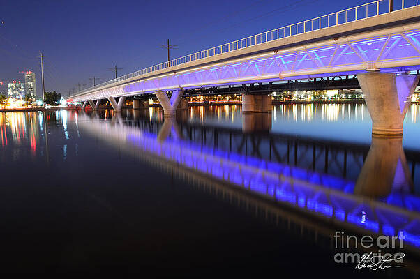 Tempe Lake Bridge by Keith Lyman Tempe Lake Bridge by Keith Lyman