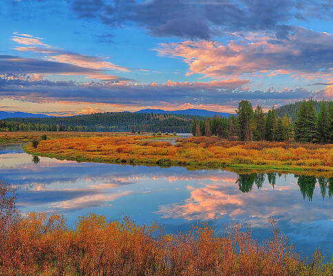 Wall Art - Photograph - Teton Autumn Triptych Left Panel #1 by Greg Norrell