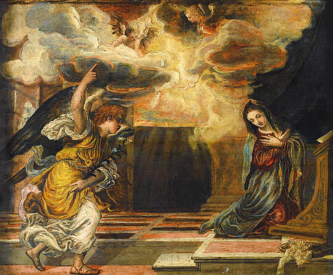 The Annunciation Print by El Greco