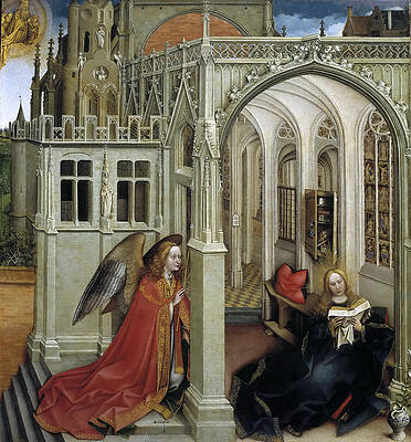 The Annunciation Print by Robert Campin