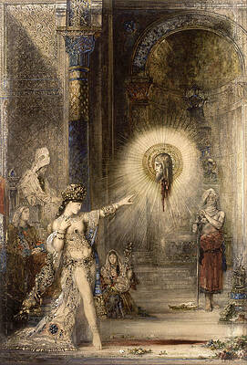 The Apparition Print by Gustave Moreau