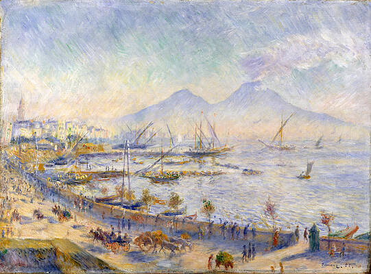 The Bay of Naples Print by Pierre-Auguste Renoir