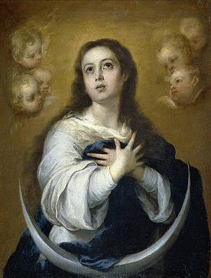 The Immaculate Conception Print by Bartolome Esteban Murillo