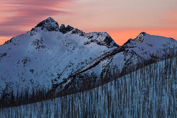 Wall Art - Photograph - The Last Rays Of Sun Hit A Peak Calleed #1 by Robin Carleton