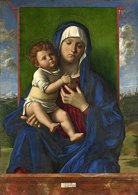 The Virgin And Child Print by Workshop of Giovanni Bellini