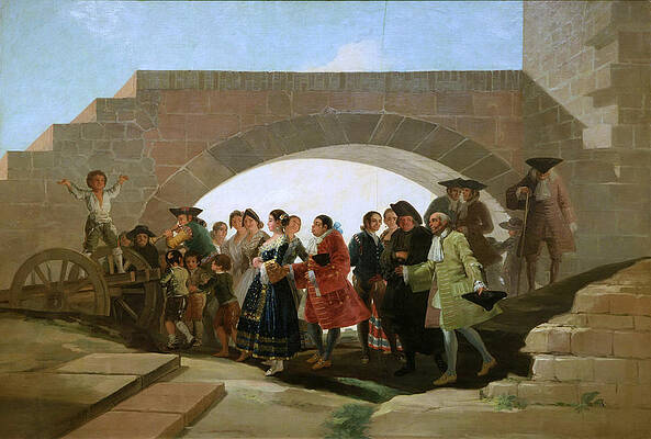 The Wedding Print by Francisco Goya