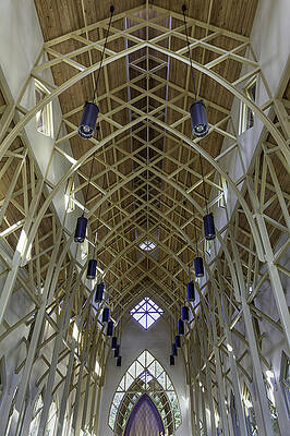 Trussed Arches of UF Chapel by Lynn Palmer Trussed Arches of UF Chapel by Lynn Palmer