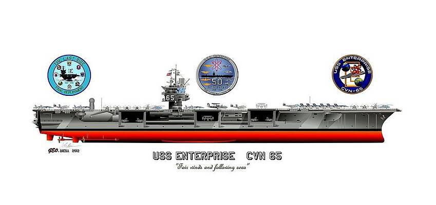 USS Enterprise CVN 65 2012 by George Bieda USS Enterprise CVN 65 2012 by George Bieda