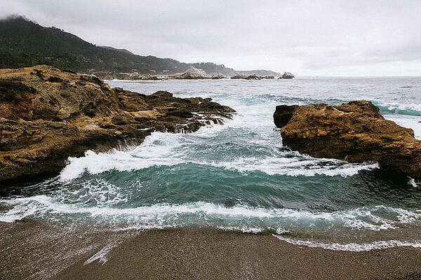 Wall Art - Photograph - Waves Crashing In Point Lobos #1 by Ryan Tuttle