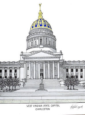 West Virginia State Capitol by Frederic Kohli West Virginia State Capitol by Frederic Kohli