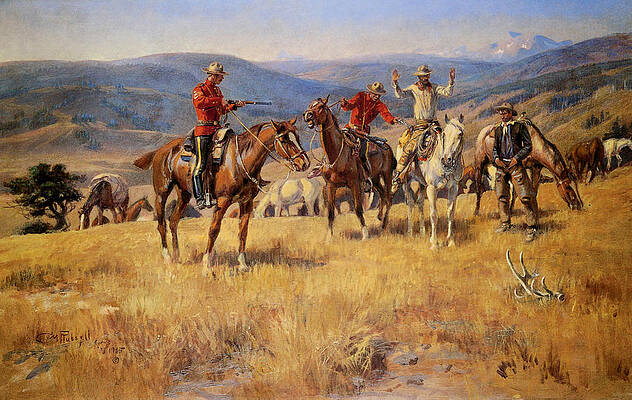 Wall Art - Photograph - When Law Dulls the Edge of Chance #1 by Charles Russell