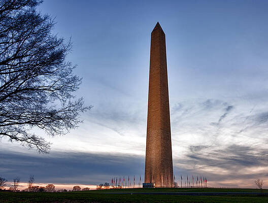 Wall Art - Photograph - Wide angle view of Washington Monument #1 by Steven Heap
