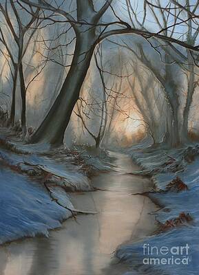 Woodland in Winter by Elizabeth Williams