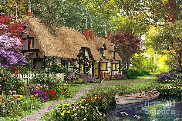 Educa (16356) - Dominic Davison: Meadow Cottages - 5000 pieces
