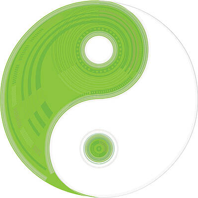 Yin yang by Suzanne Hicks