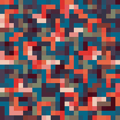 Wall Art - Digital Art - Pixel Art #10 by Mike Taylor