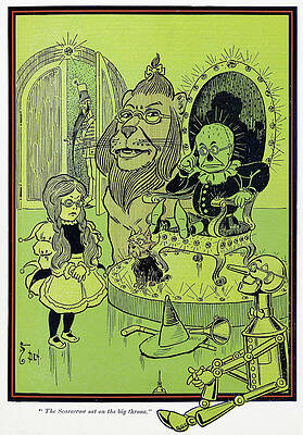 Wall Art - Drawing - Wizard Of Oz, 1900 by Granger