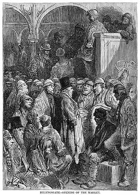 Wall Art - Drawing - London #94 by Gustave Dore