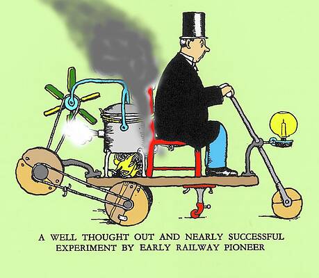 Wall Art - Photograph - Cartoon By W. Heath Robinson #13 by Science Photo Library