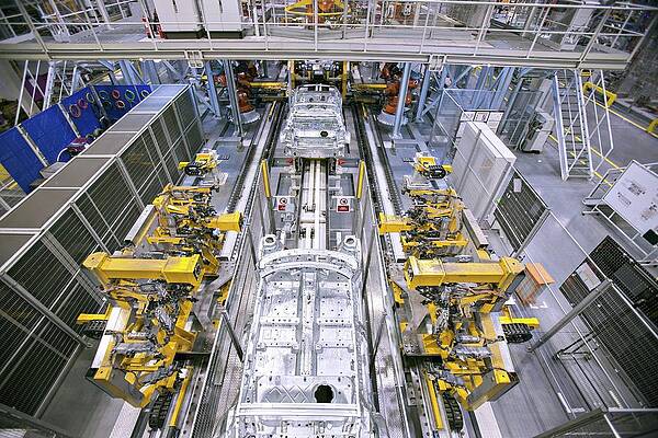 Wall Art - Photograph - Mini Car Factory by Lewis Houghton/science Photo Library