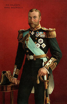 Wall Art - Painting - 1890s Portrait Of King George V by Vintage Images