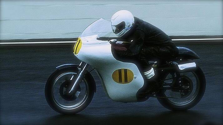 1958 AJS 7R Tim Jackson by John Colley 1958 AJS 7R Tim Jackson by John Colley