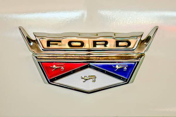 Old Ford Logo Emblem 2 Wall Art, Canvas Prints, Framed Prints, Wall Peels
