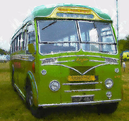 1960s Green Bus 2 by John Colley 1960s Green Bus 2 by John Colley