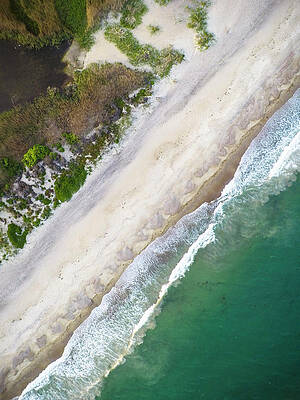 Wall Art - Photograph - Aerial View Of Rhode Island Beach #2 by Cate Brown
