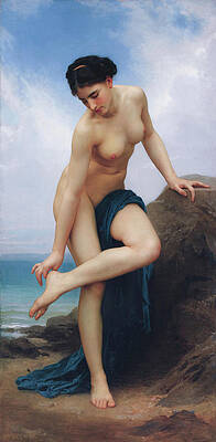 After the Bath Print by William-Adolphe Bouguereau