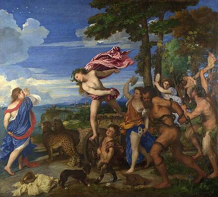 Bacchus And Ariadne Print by Titian