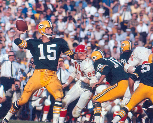 Wall Art - Photograph - Bart Starr by Art Rickerby by Retro Images Archive