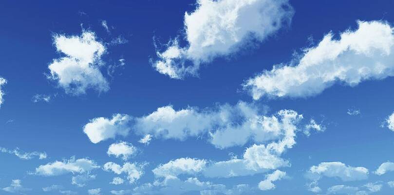 Wall Art - Photograph - Blue Sky With Clouds #2 by Science Photo Library