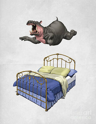  Drawing - Break Time Wordless by Rob Snow