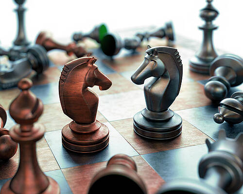 Chess Queen On Board #4 Photograph by Ktsdesign/science Photo