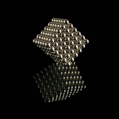 Wall Art - Photograph - Cube Of Neodymium Magnets #2 by Science Photo Library