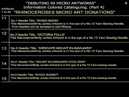 Debuting 50 Micro Artworks Part 4 by Phillip H George Debuting 50 Micro Artworks Part 4 by Phillip H George