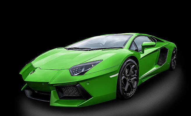 Green Aventador by Matt Malloy Green Aventador by Matt Malloy