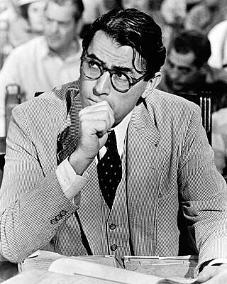 Wall Art - Photograph - Gregory Peck in To Kill a Mockingbird  #2 by Silver Screen