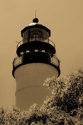 Wall Art - Photograph - Key West Lighthouse #2 by Ed Gleichman