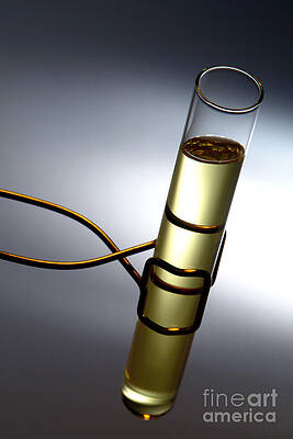 Wall Art - Photograph - Laboratory Test Tube in Science Research Lab #2 by Science Research Lab