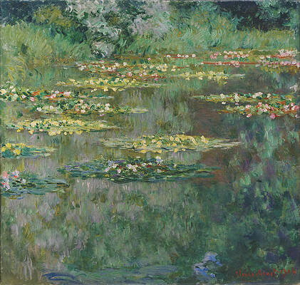 Le Bassin des Nympheas Print by Claude Monet