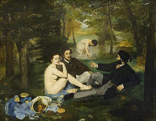 Luncheon on the Grass Print by Edouard Manet